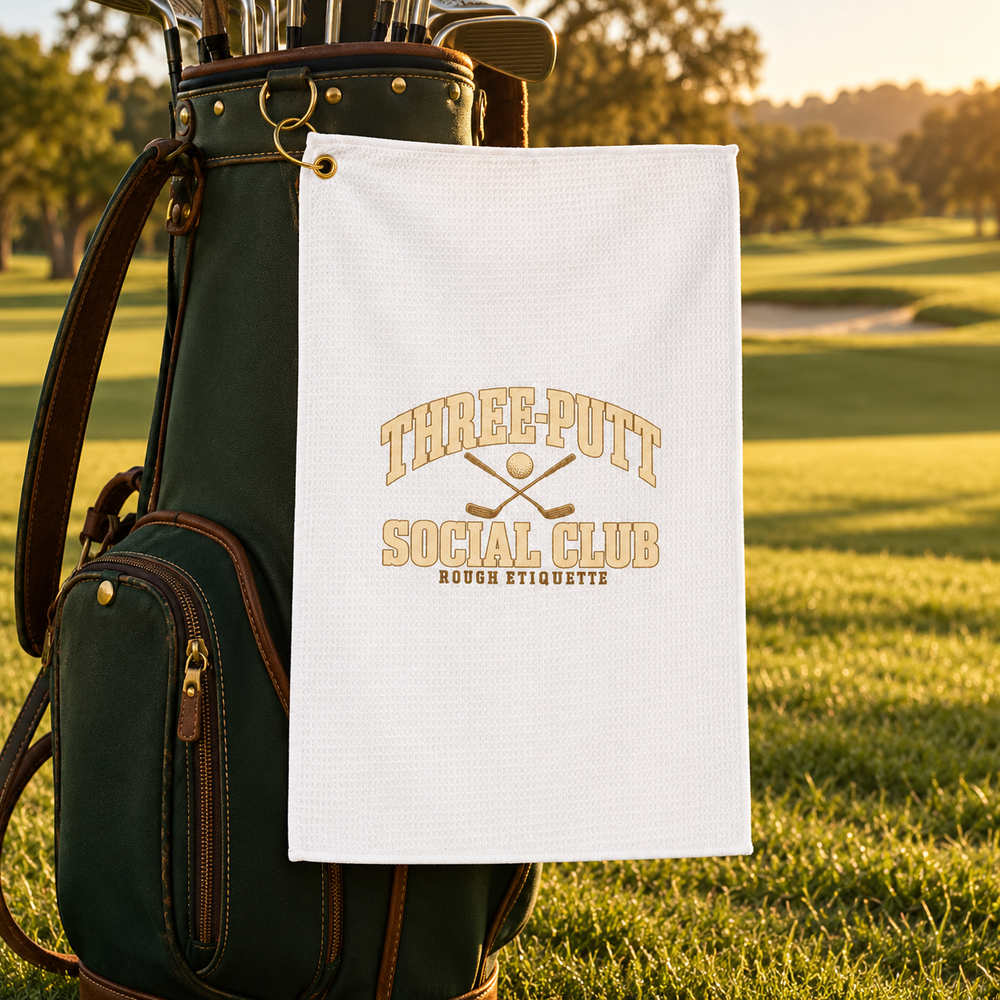 Three-Putt Social Club | Microfiber Golf Towel